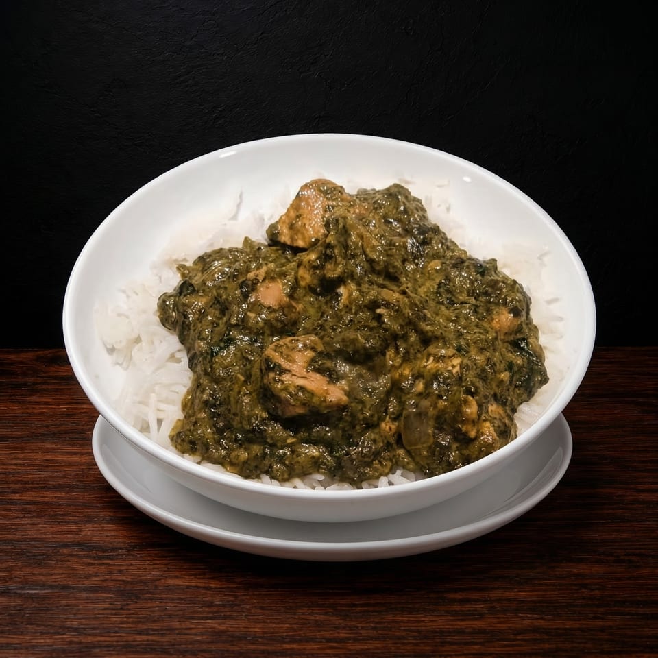 Savor our authentic saag