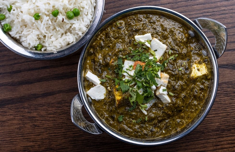Saag Paneer.